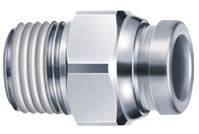 SMC KQB2 R 3/8 Male Metal 1 MPa Connector, Push In 8 mm 8mm Male R Push In 3/8in