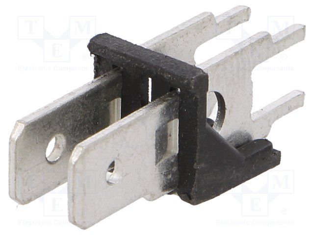 Header 2 Pos ST Thru-Hole 5.1mm Tin Steel