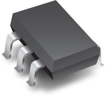 2-LINE 55ohm OTHER TERMINATOR, PDSO6, PLASTIC, SOT-23, 6 PIN