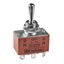 DPDT Toggle Switch ON-OFF-ON, 20A 250VAC, Solder Lug
