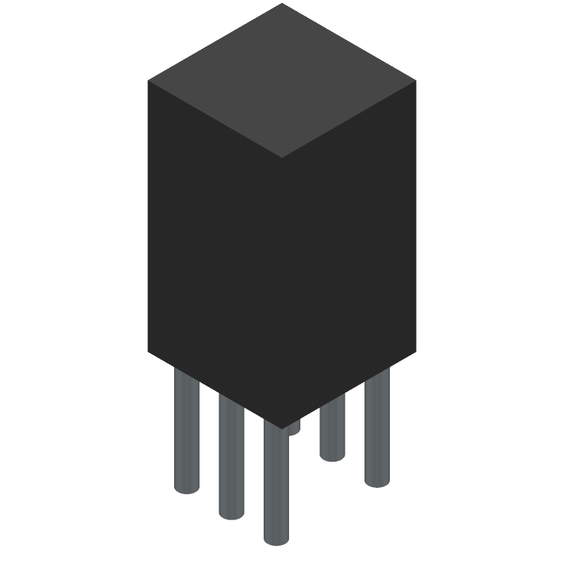 Switch Key DPDT 0.1A 30VDC 1.37N PC Pins Thru-Hole