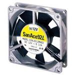 24V DC Axial Fan, Ball Bearing, 59.7CFM, 39dBA, 3500RPM