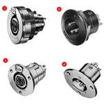 3 Pos XLR Connector, Male, Straight, Panel Mount, Solder, 15A, 125V