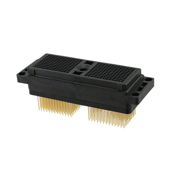 260 Pos Rectangular Connector, Female, 5A, Gold, Wire Wrap, 105C