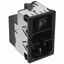 Filtered Power Entry Module, 3 Pos, 250VAC, 10A, Shielded
