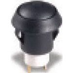 Illuminated Pushbutton Switch, SPST-NO, 125V AC, 400mA, Red