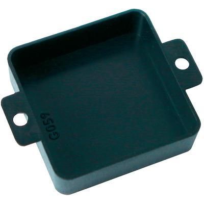 Module casing PVC Black 40 x 40 x 12 Kemo 1 pc(s)