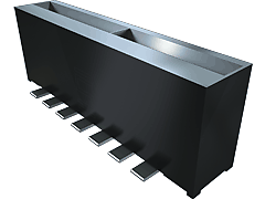3 Pos Card Edge Connector, 2.54mm Pitch, Receptacle, 9.8A, 250V