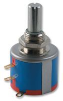VISHAY 533B1103JLB Rotary Potentiometer, Wirewound, 10 kohm, 1 W, 5%, 533 Series, 3 Turns, Linear