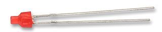 T-3/4 SINGLE COLOR LED, HIGH EFFICIENCY RED, 2 mm