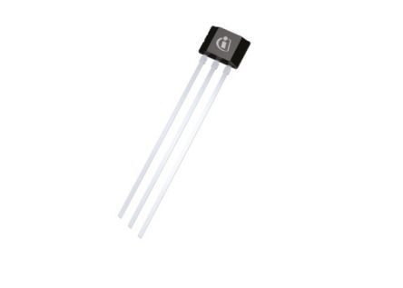 Hall Effect Sensor, -6mT Min, 6mT Max, Bipolar, Plastic/epoxy, Rectangular, 3 Pin, Through Hole Mount, GREEN, PLASTIC, SSOP-3