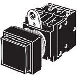 Illuminated Pushbutton Switch, SPST-NO+NC, 110V, Green LED, IP65