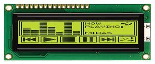MIDAS   MC144032B6WC-SPTLY   Graphic LCD, Yellow / Green LED, STN, Transflective