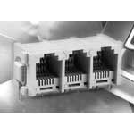 Conn Modular Jack F 12 POS 1.02mm Solder ST Thru-Hole 12 Terminal 2 Port