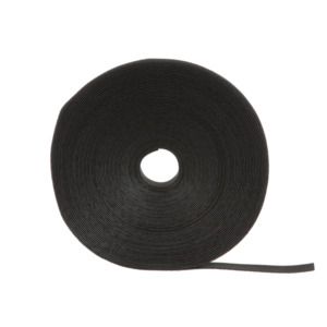 Cable Ties, Hook and Loop Nylon/Polyethylene Black 222N