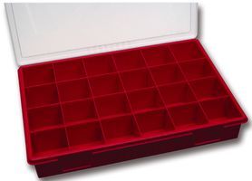 ROEBUCK   5724   BOX, STORAGE, 55X340X230MM, 24COMP