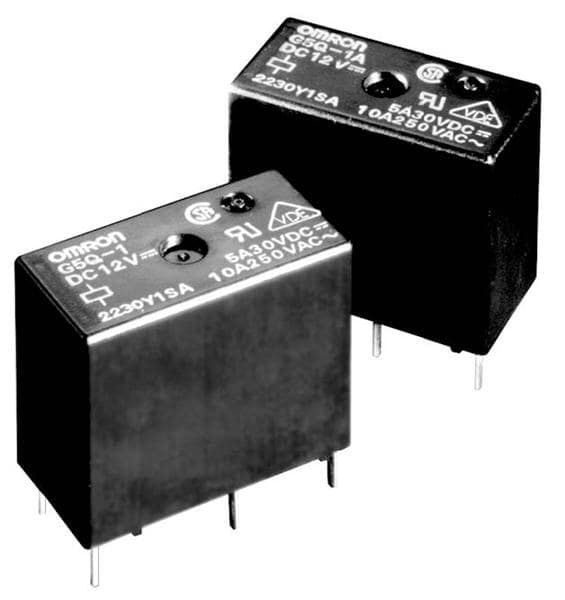 10A SPST-NO 12VDC Power Relay, Through Hole, 277VAC