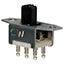 DPDT Slide Switch, On-On, 0.5A, 125VDC, Through Hole