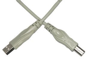 COMPUTER CABLE, USB 2.0, 15FT, GRAY; Connector Type A:USB Type A Plug; Connector Type B:USB Type B Plug; USB Standard:USB 2.0; Cable Length - Imperial:15ft; Cable Length - Metric:4.6m; Jacket Color:Grey; Cable Length:15ft ;RoHS Compliant: Yes