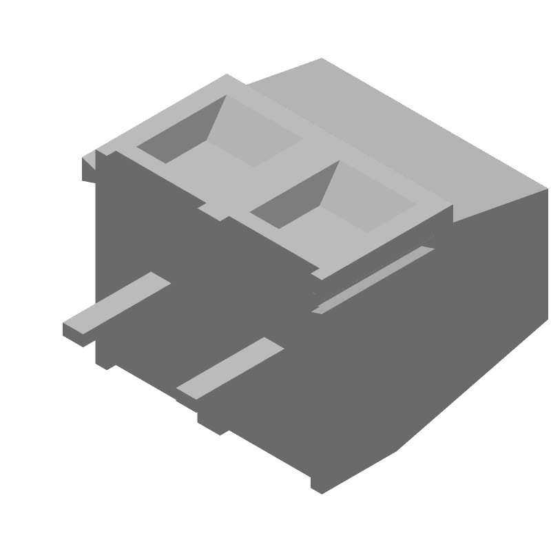 2 Pos Terminal Block, 5mm Pitch, 13.5A, 300V, Solder ST, Thru-Hole