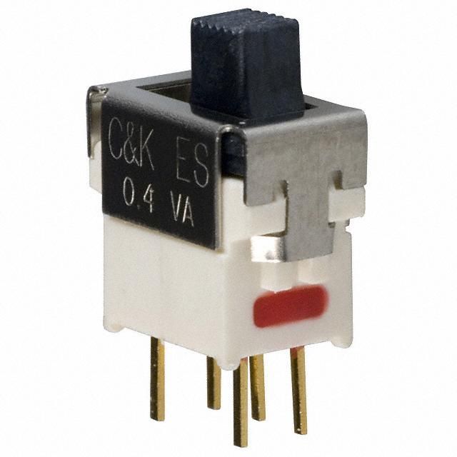 SPST Vertical Slide Switch, 20V, Gold/Nickel, Through Hole
