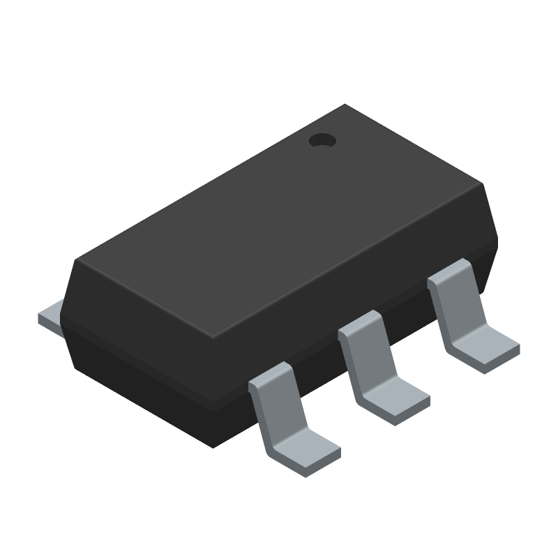 Small Signal Field-Effect Transistor, 5.1A I(D), 60V, 1-Element, P-Channel, Silicon, Metal-oxide Semiconductor FET, MO-193AA, HALOGEN FREE AND ROHS COMPLIANT, MO-193C, TSOP-6