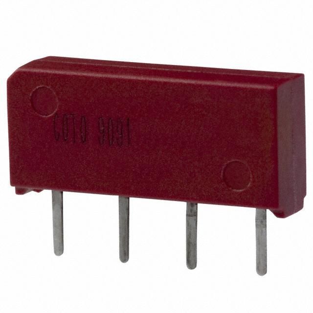 12VDC Reed Relay, SPST-NO, 1kR, 0.5A, 200V, THT