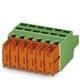 4 Pos 5mm ST IDC Terminal Block, 10A, 300V, Green