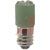 LAMP,  LED;  T3-1/4;  28V;  25MA;  1700MCD;  ULTRA BRIGHT GREEN;  SCREW BASE