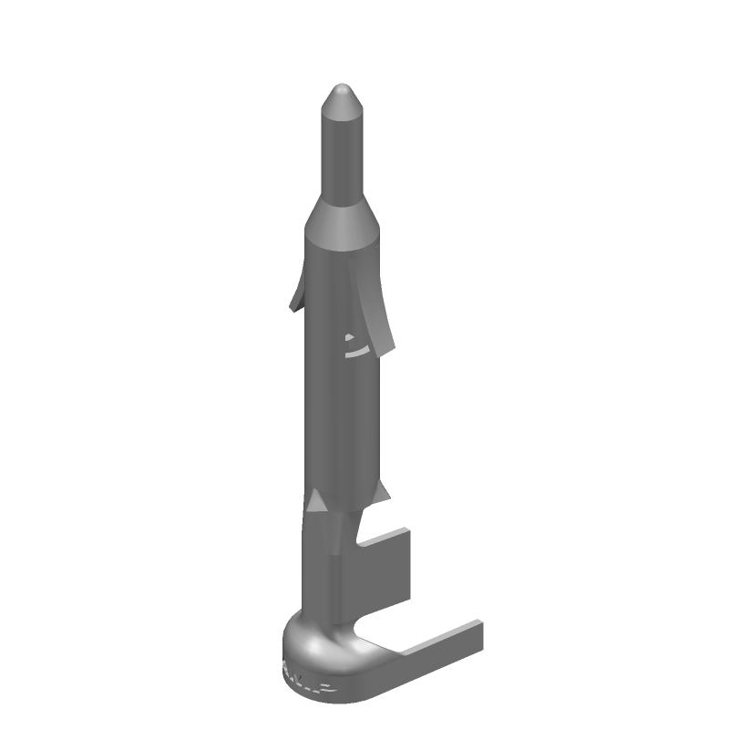 Male Crimp Pin 22-18 AWG, 7A, Tin Plated Brass