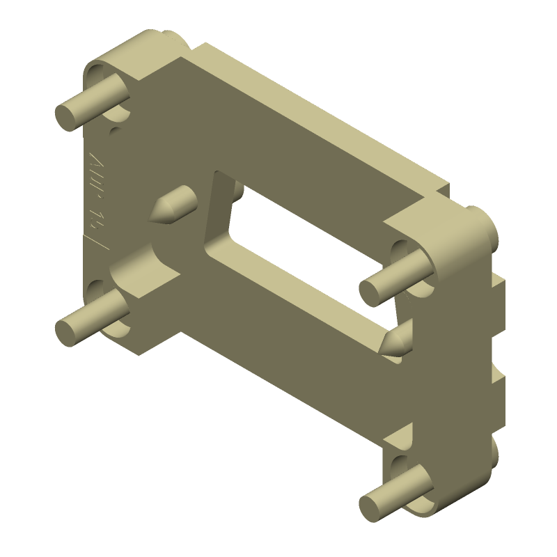 Rectangular Connector Adapter, 15 Contacts(Side1), 15 Contacts(Side2), Panel Mount, Female-Female,