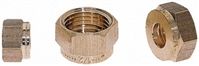 Wade 1/2in Nut Brass Compression Fitting