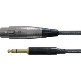 Audio cable 6.3 mm - XLR m - f 1.50 m, CFM 1,5 FV, Cordial