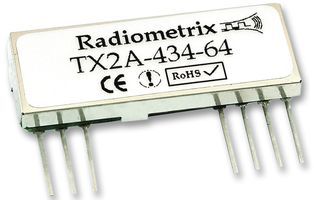 RADIOMETRIX         TX2A-434-64             RF MOD, TX, FM, 434.42MHZ, 64KBPS
