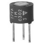 RESISTOR, TRIMMER, CERMET, 1 TURN(S), 0.5 W, 10000 ohm, ROHS COMPLIANT