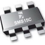 Trans Voltage Suppressor Diode, 300W, 15V V(RWM), Unidirectional, 5 Element, Silicon, LEAD FREE PACKAGE-6