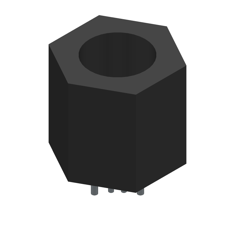 M12 Circular Connector, 8 Pos, SKT, Solder, ST, Wall Mount