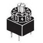 Rotary DIP Switch, 16 Pos, 100mA, 28V, Through Hole