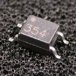 AC Input-Transistor Output Optocoupler, 1-Element, 3750V Isolation, ROHS COMPLIANT, PLASTIC, SMD, MINIFLAT-4