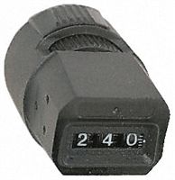 Atoms Potentiometer Dial, Body: Black, Dia. 22.5mm