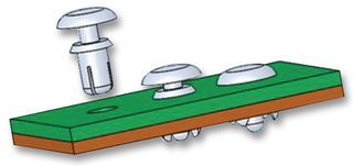 Rivets Snap Pan 1.8mm 8mm 11mm Nylon 6