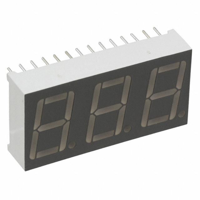 Smart/Normal 7 Seg Numeric LED Display, 3-Character, Red, 14.22mm,