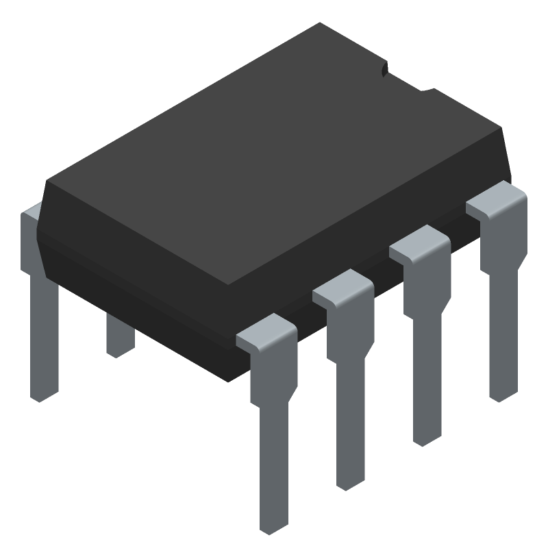 Transistor Output SSR, 2-Channel, 4000V Isolation, LEAD FREE, PLASTIC, DIP-8