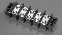 20A 300V 4 Pos 2 Row Barrier Strip Terminal Block