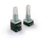 Mechanical Encoder Rotary Incremental Flat 0.019N.m Right Angle Quadrature Digital Square Wave 15PPR Through Hole PC Pin