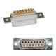 9 Pin D-Sub Connector, Male, Solder, Through Hole, Gold