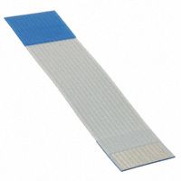 12 Pos 1mm Pitch FFC Cable, 1A, 60V, 50mm L, White