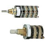 Rotary Switch, 6 Pos, DP6T, 28VDC, 0.025A, Panel Mount