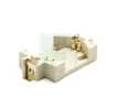 1 Cell Coin Cell Battery Holder, Vertical SMD/SMT, Bronze, 20mm Dia
