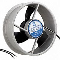 Fan; AC; 115V; 800CFM; 66dB; 2800RPM; Dual Ball; Leads; 95W; 254x89mm